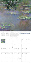 Load image into Gallery viewer, Monet's Waterlilies 2027 Wall Calendar