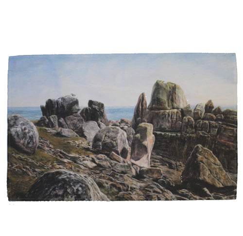 Rocks, Scilly tea towel