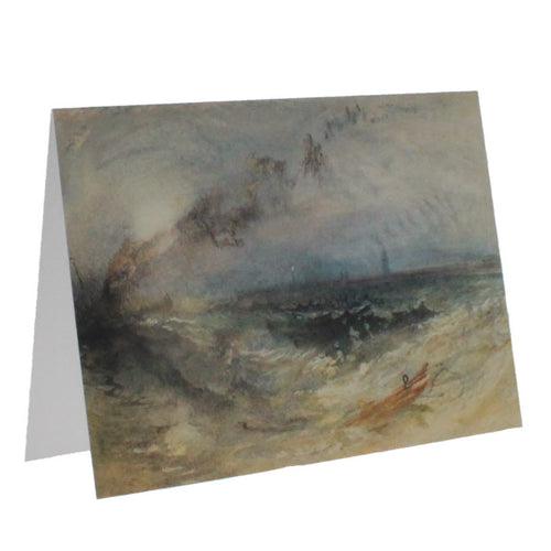 A Steamer off Ostend greeting card