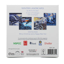 Load image into Gallery viewer, Winter Landscapes Christmas cards - pack of 20