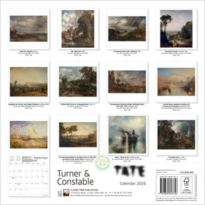 Tate Turner & Constable 2026 Calendar