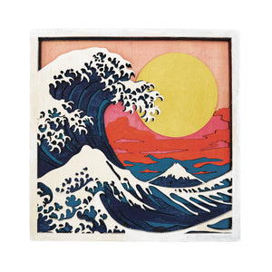 Great wave wooden art craft kit