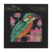 Load image into Gallery viewer, Kingfisher coaster set