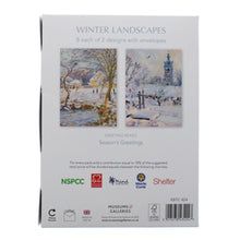 Load image into Gallery viewer, Winter Landscapes Christmas cards - pack of 16