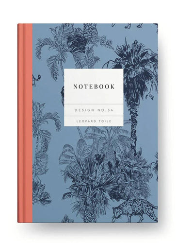 No.34 Leopard Toile Notebook