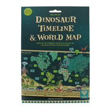 Load image into Gallery viewer, Make your own dinosaur timeline world map
