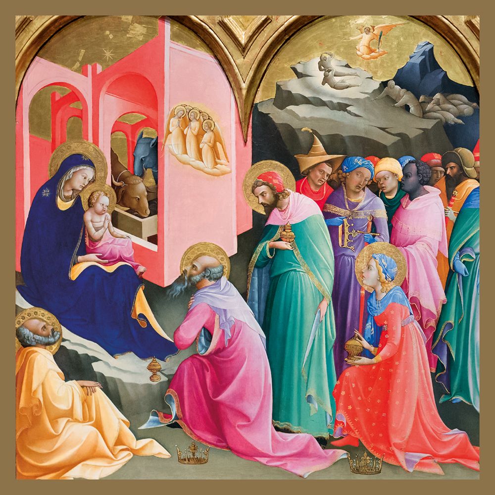 Adoration of the Magi Christmas cards - pack of 5