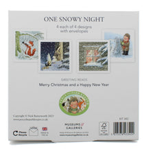 Load image into Gallery viewer, One Snowy Night Christmas cards - pack of 16
