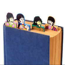 Load image into Gallery viewer, The Beatles yellow submarine magnetic bookmark set