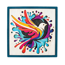 Load image into Gallery viewer, Hummingbird wooden art craft kit