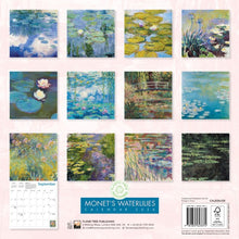 Load image into Gallery viewer, Monet Waterlilies 2026 calendar