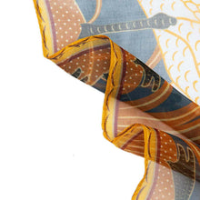 Load image into Gallery viewer, Crane swan silk scarf