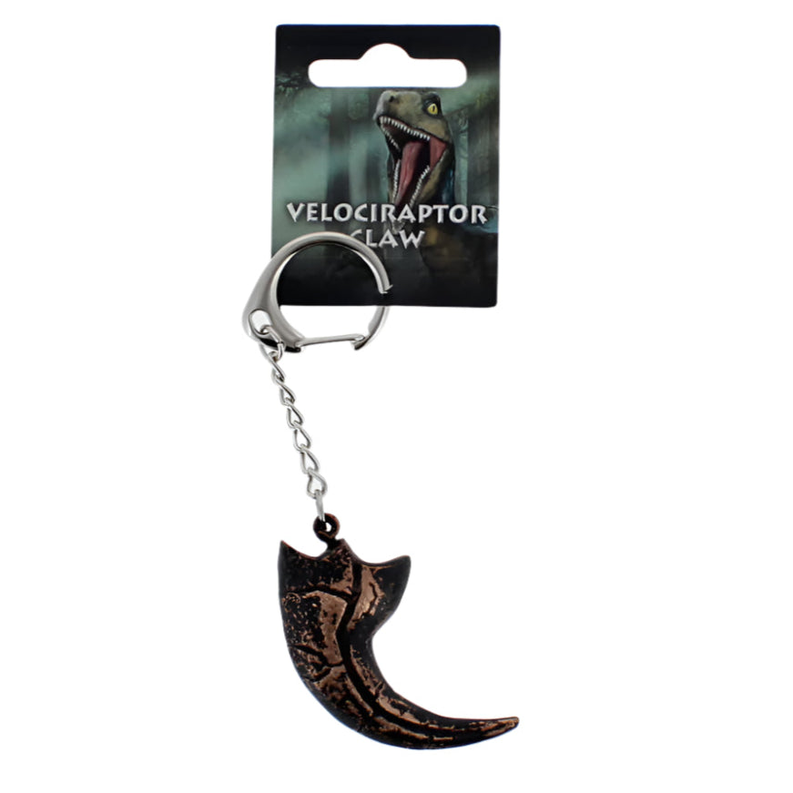 Velociraptor claw keyring