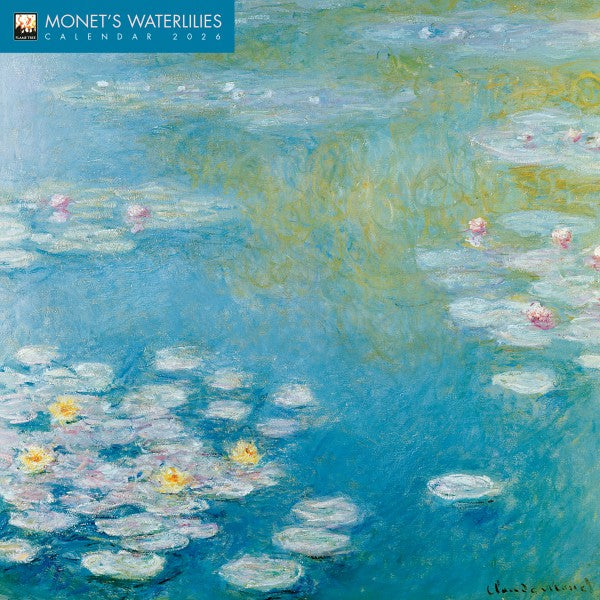 Monet Waterlilies 2026 calendar