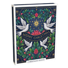 Load image into Gallery viewer, Christmas doves christmas card pack
