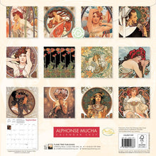 Load image into Gallery viewer, Alphonse Mucha 2027 Wall Calendar