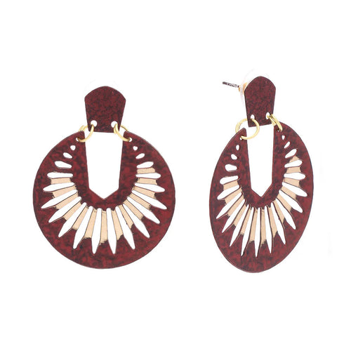 Naazia earrings berry