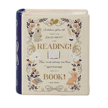 Load image into Gallery viewer, Jane Austen book ceramic pot