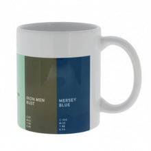 Load image into Gallery viewer, Liverpool colour palette mug