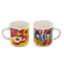 Load image into Gallery viewer, The Beatles Yellow Submarine set of 2 espresso cups