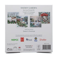 Load image into Gallery viewer, Snowy Garden Christmas cards - pack of 20