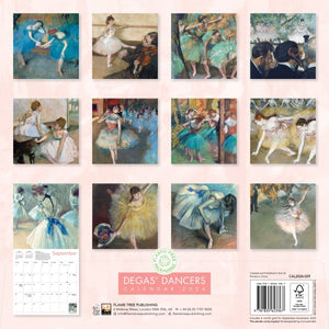 Degas dancer 2026 calendar