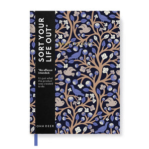 Bluebird owl pattern daily planner