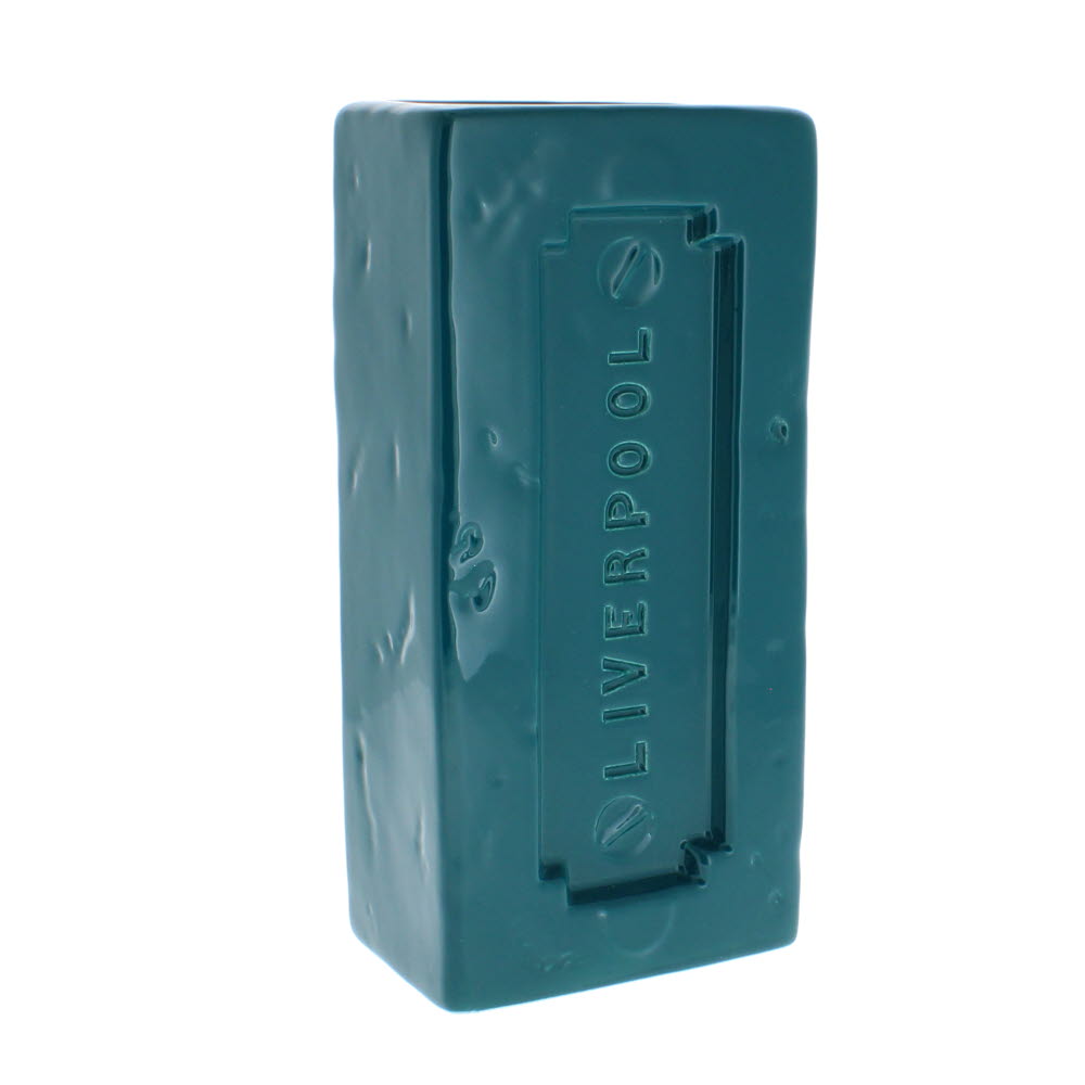 Liverpool Brick Vase Teal