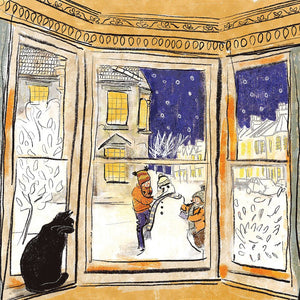 Warm Windowsill Christmas cards - pack of 5