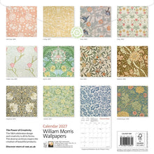 Load image into Gallery viewer, V&amp;A: William Morris Wallpapers 2027 Wall Calendar