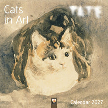 Load image into Gallery viewer, Tate: Cats in Art 2027 Mini Calendar