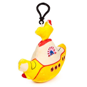 Yellow submarine mini plush keyring