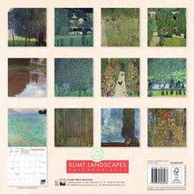 Load image into Gallery viewer, Klimt landscapes 2026 calendar