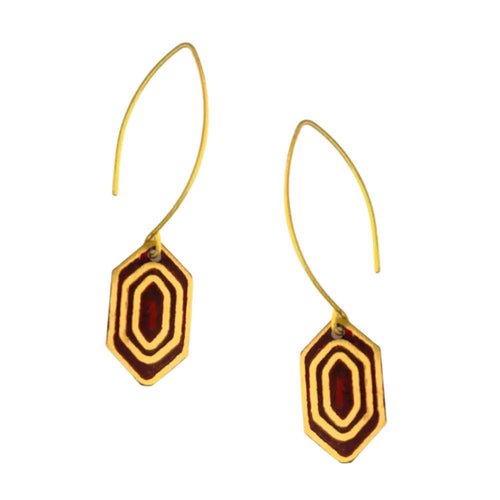 Reva hook earrings berry