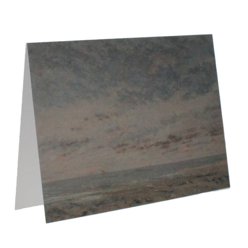 Low Tide at Trouville (Marée basse à Trouville) greeting card
