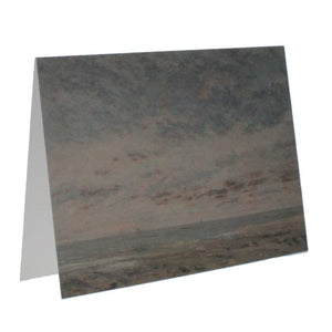 Low Tide at Trouville (Marée basse à Trouville) greeting card
