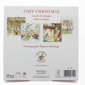 Cosy Christmas Christmas cards - pack of 16