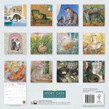 Load image into Gallery viewer, Ivory cats 2026 calendar