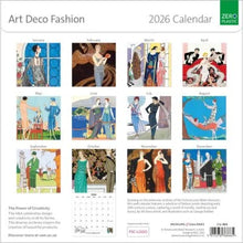 Load image into Gallery viewer, Art deco fashion 2026 calendar