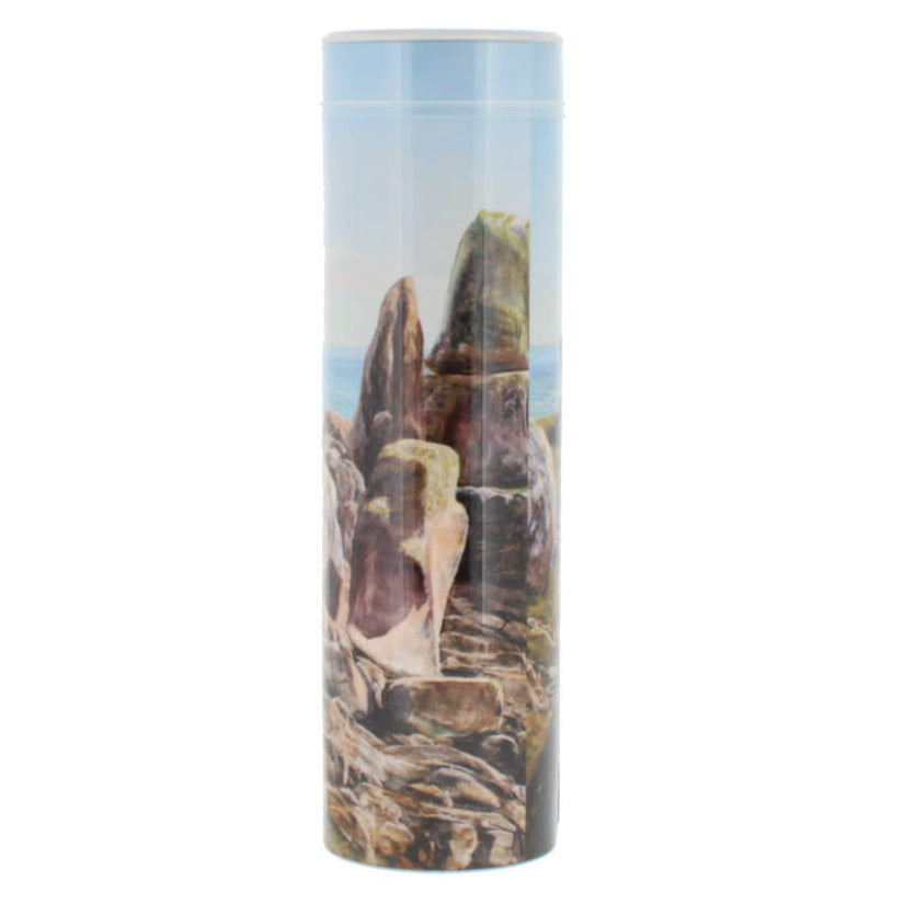 Rocks Scilly colouring pencil tin