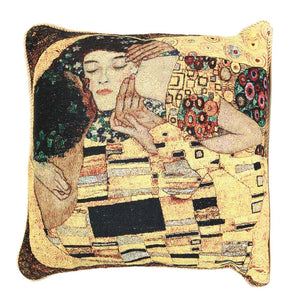 Klimt Gold Kiss cushion