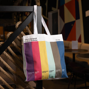 The Liverpool colour palette tote bag