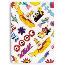 Load image into Gallery viewer, Yellow submarine white A5 notebook