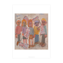 Load image into Gallery viewer, People with Flags by Leigh Curtis