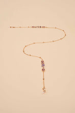 Load image into Gallery viewer, Delicate glasses chain in amethyst