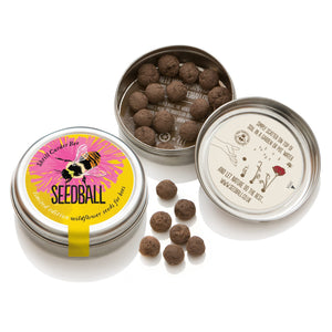 Shrill carder bee mix in a tin