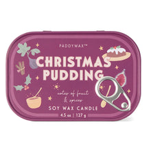 Load image into Gallery viewer, Christmas pudding candle tin