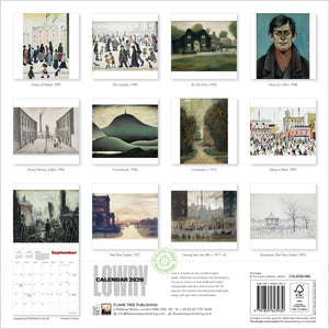 L.S Lowry 2026 calendar