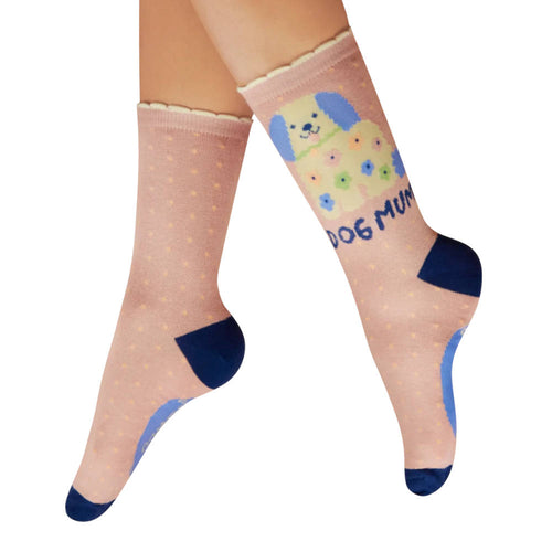 Dog mum ankle socks