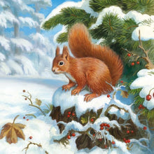 Load image into Gallery viewer, Snowy paws christmas card pack